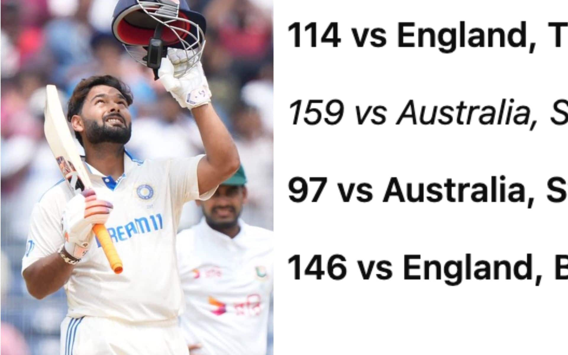 ChatGPT Ranks Rishabh Pant's Top 5 Test Knocks; Here Is The Full List